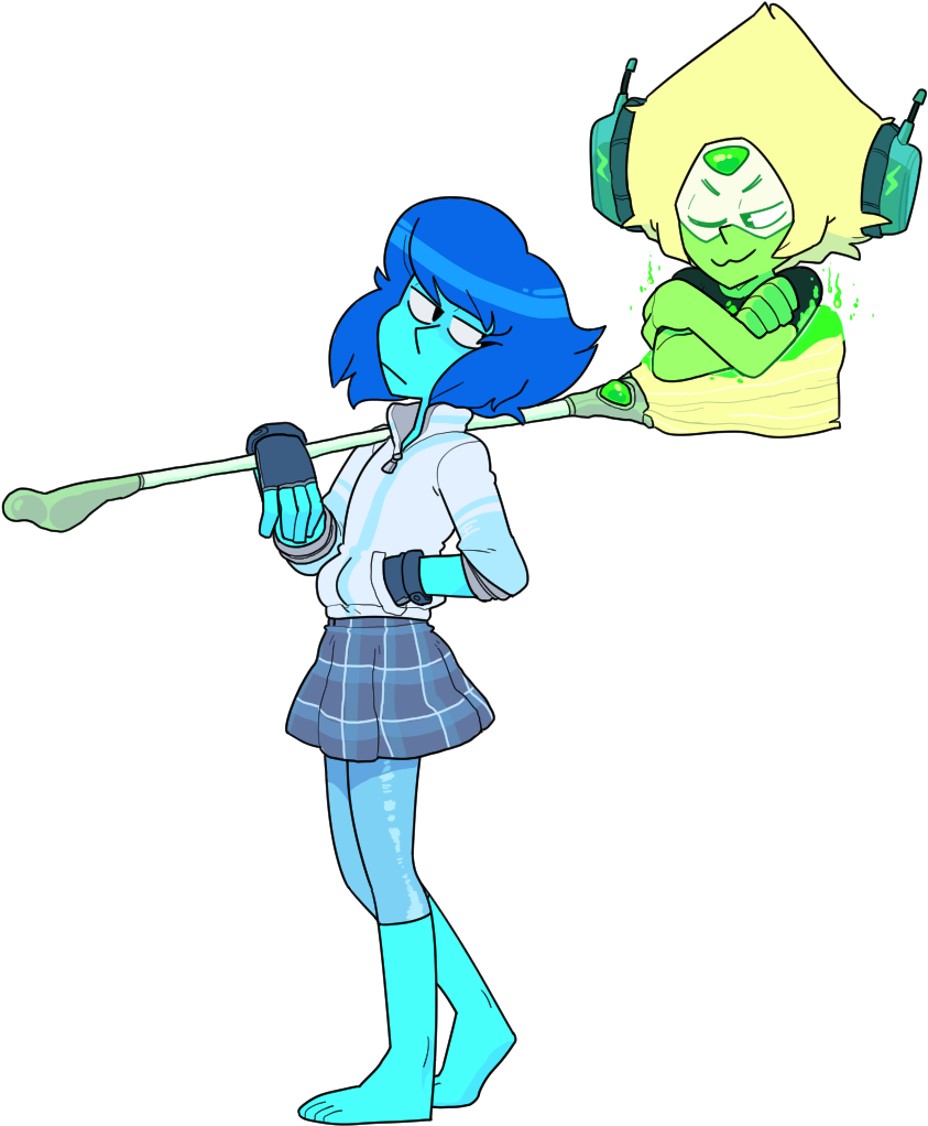 Steven Universe Peridot Weapon - Lapis Lazuli Su (882x1068), Png Download