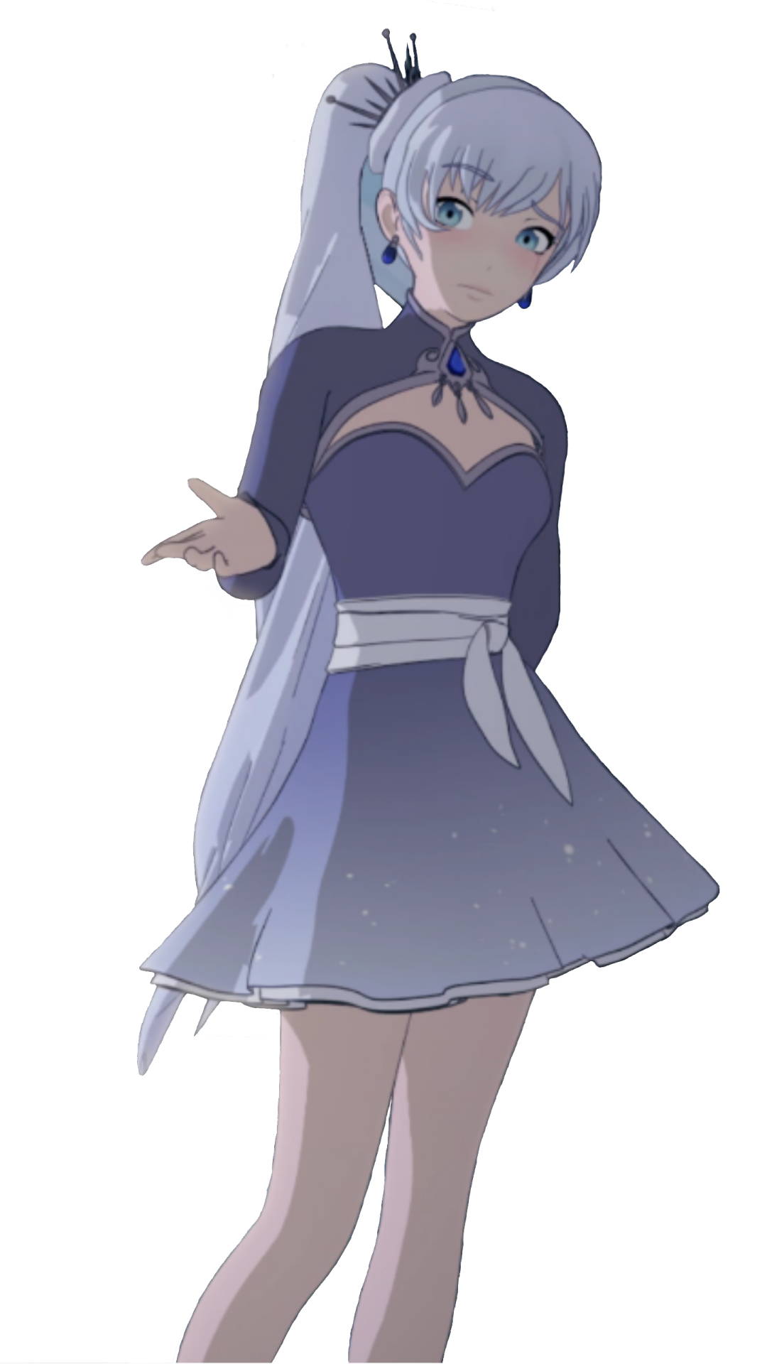 Weiss Weiss Schnee Rwby Team Rwby - Cartoon (1080x1920), Png Download