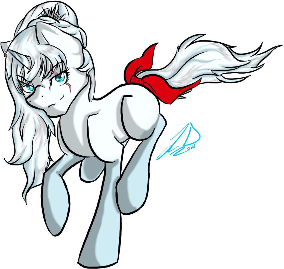 Lyx-d, Ponified, Rwby, Safe, Scar, Weiss Schnee - Weiss Schnee (1280x989), Png Download