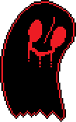 Napstablook Red (420x420), Png Download