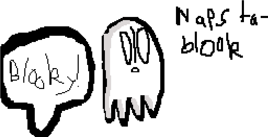 Undertale Napstablook (1024x576), Png Download
