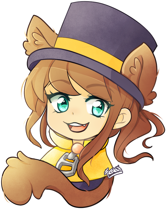 - Ahatintime - Hat In Time Girl Cute (780x912), Png Download