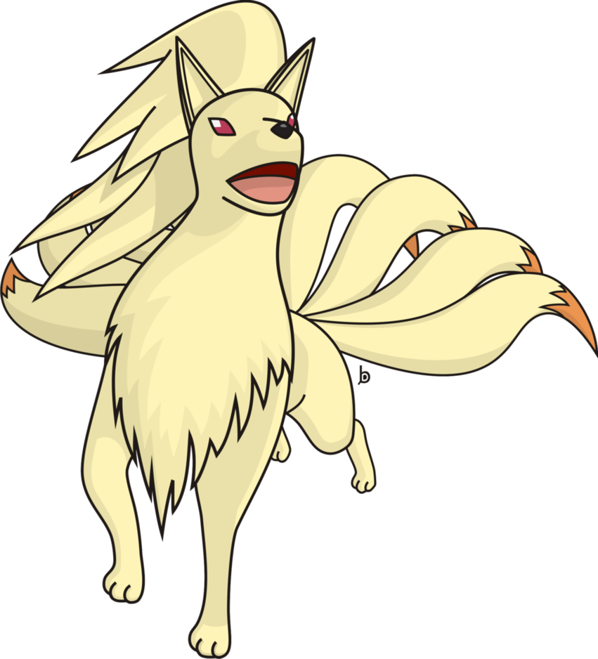 Ninetails Png - Ninetales Png (851x938), Png Download