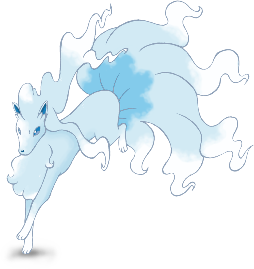 [sun And Moon Speculation] Alolan Ninetales - Pokemon Alolan Ninetales Png (1024x982), Png Download