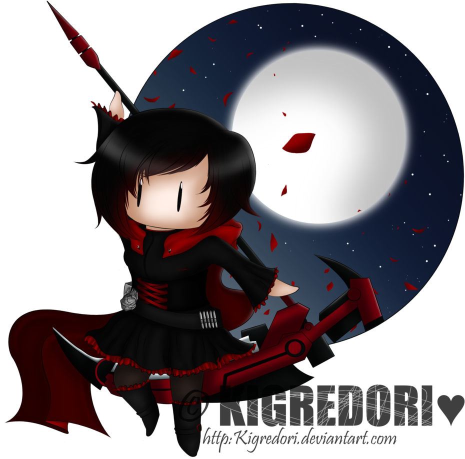 Rwby - Ruby Rose - - By Kigredori - Deviantart - Com - Rwby (1024x1024), Png Download