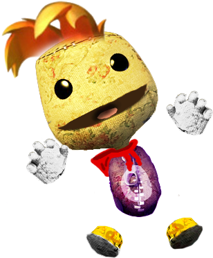 Sackboy Png Lol I Thought That Was Conan O' Brian - Little Big Planet Sackboy (400x400), Png Download