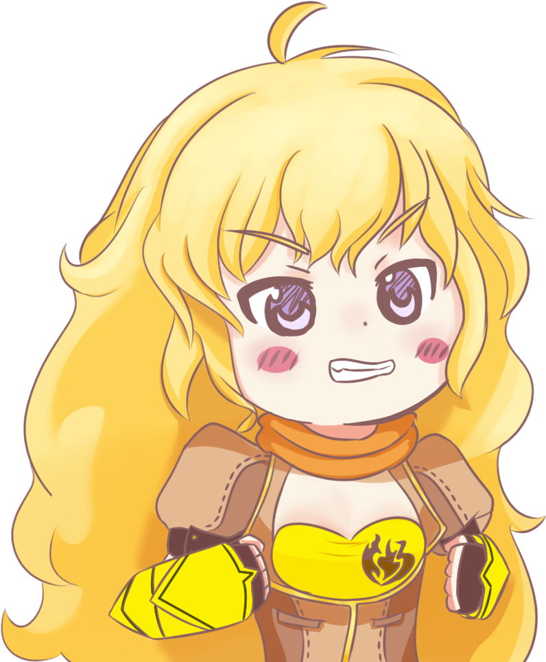 Rwby,anime,аниме,yang Xiao Long,blake Belladonna,weiss - Anime (1000x1000), Png Download