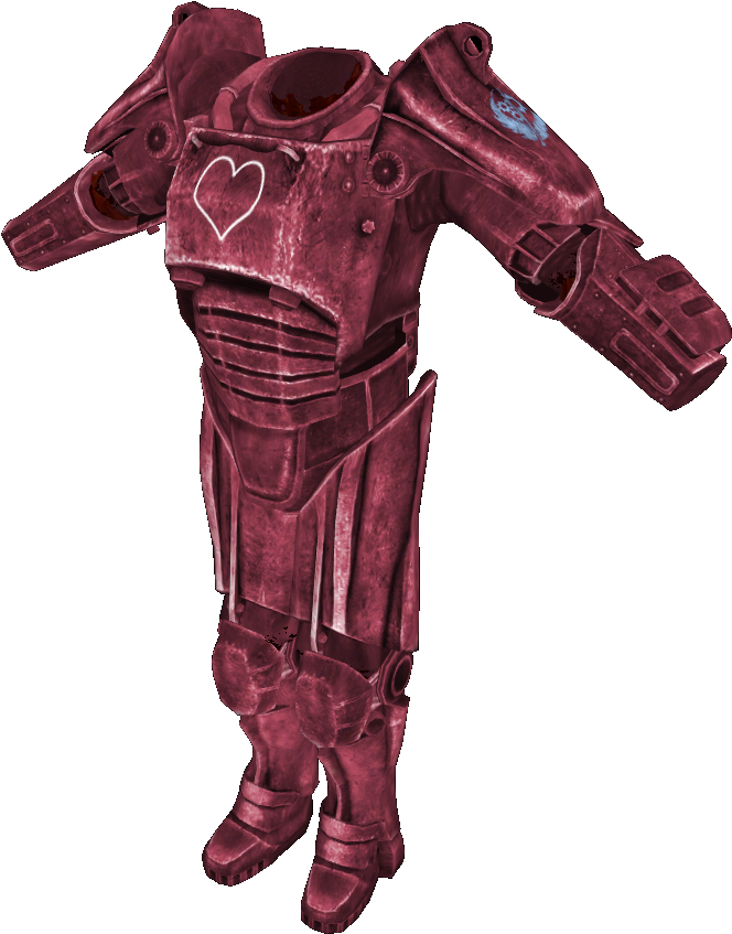 Pink Power Armor Fallout Wiki Fandom Powered By Wikia - Video Game (676x859), Png Download