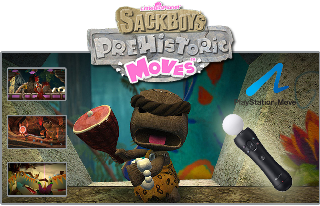 Sackboy's Prehistoric Moves Spiel Downloaden Sackboy's - Littlebigplanet 2 (654x421), Png Download