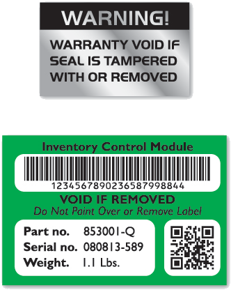 Silver Tamper Evident Label - Label (500x500), Png Download