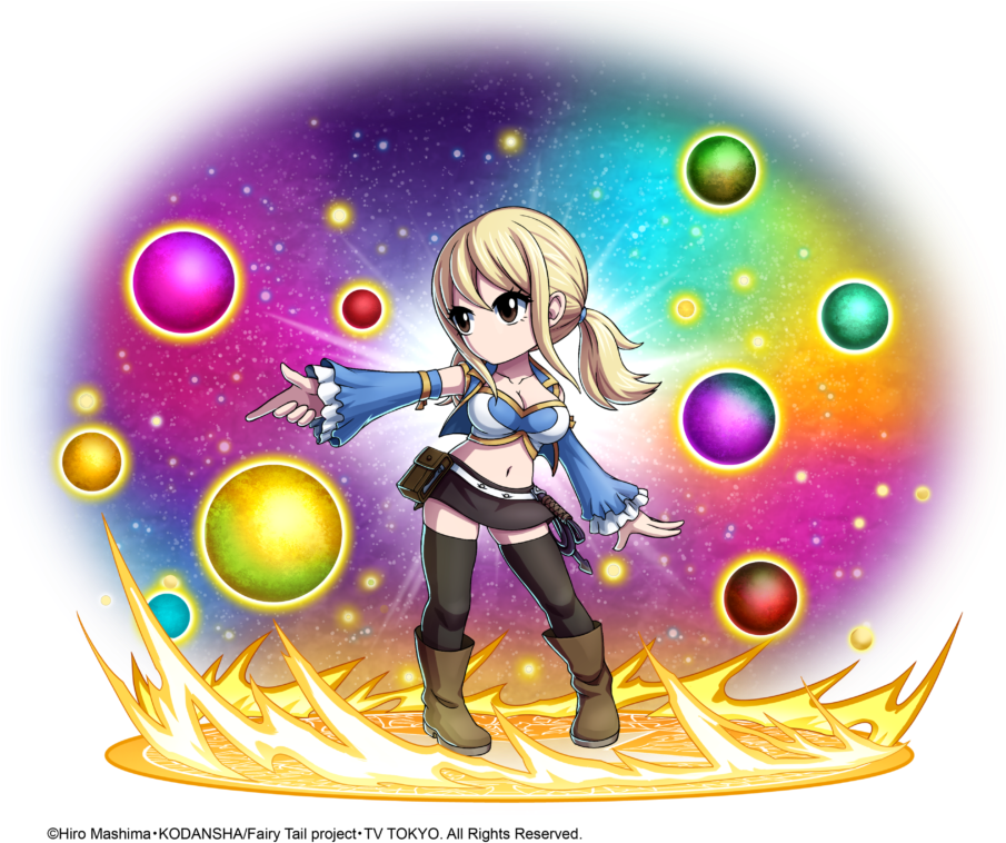 Lucy Heartfilia, A Celestial Wizard Capable Of Summoning - Lucy Heartfilia Brave Frontier (1024x786), Png Download