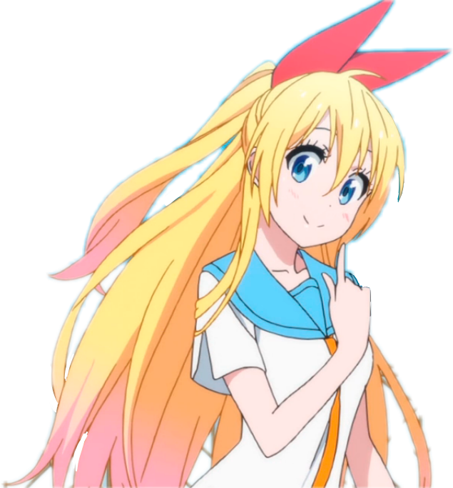 Chitoge Sticker Chitoge Freetoedit - Nisekoi Live Action Chitoge (635x683), Png Download