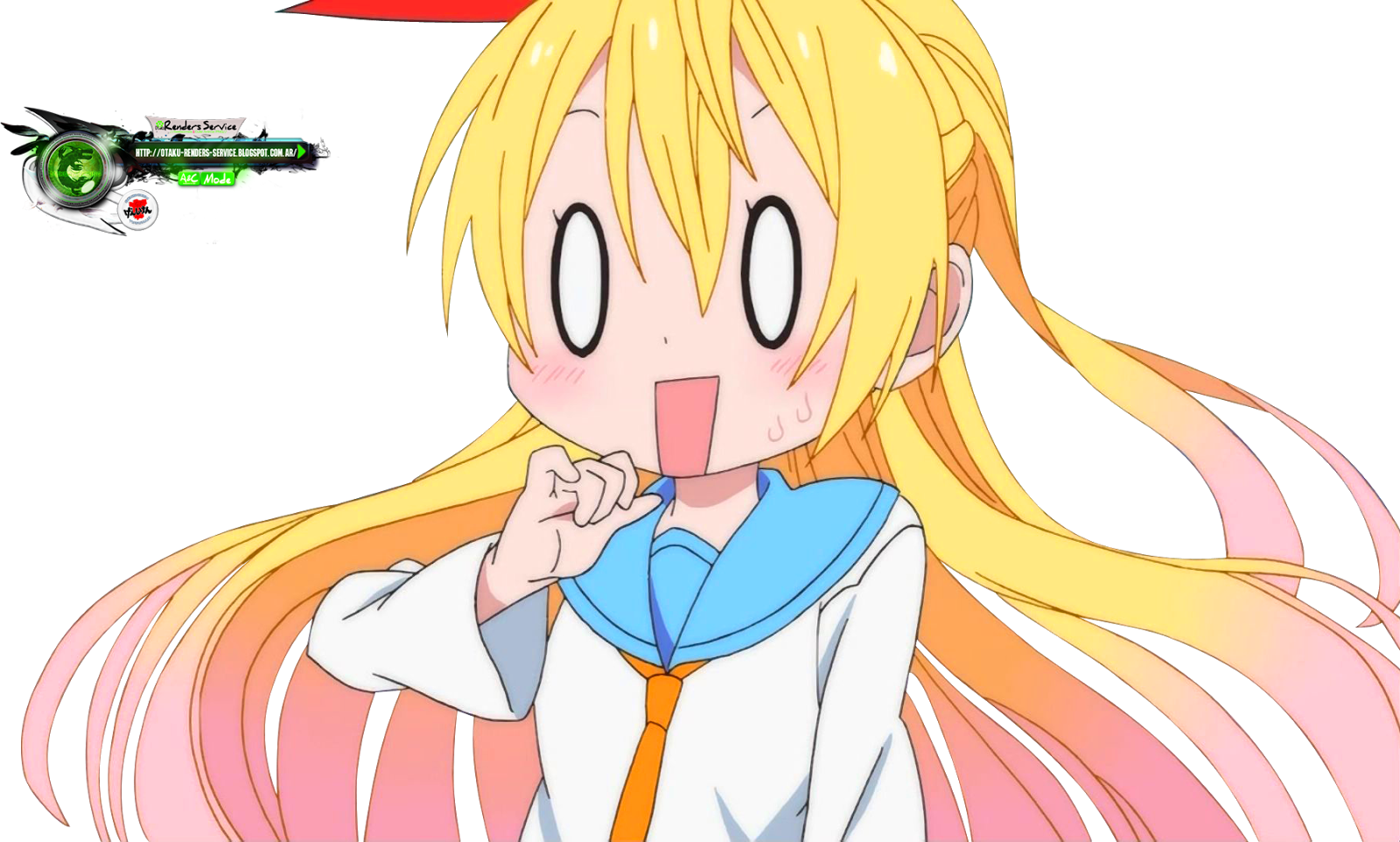 Nisekoi Chitoge Chibi - Anime (1600x962), Png Download