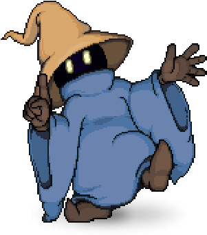 Now I Know Tails And Black Mage Are Not Girls, But - Black Mage Smash Flash 2 (306x426), Png Download