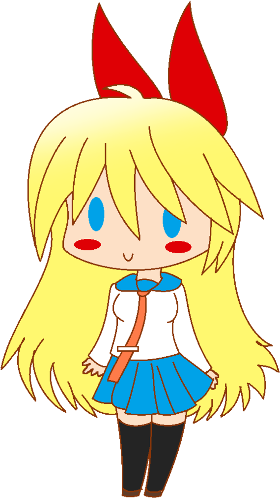 Nisekoi] Nisekoi Chitoge Clipart - Nisekoi (744x1075), Png Download