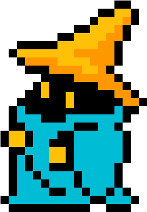 Final Fantasy 1 Black Mage - Final Fantasy I Black Mage (1024x576), Png Download