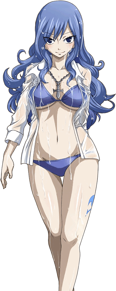 No Caption Provided - Juvia Lockser Hot Art (497x1004), Png Download