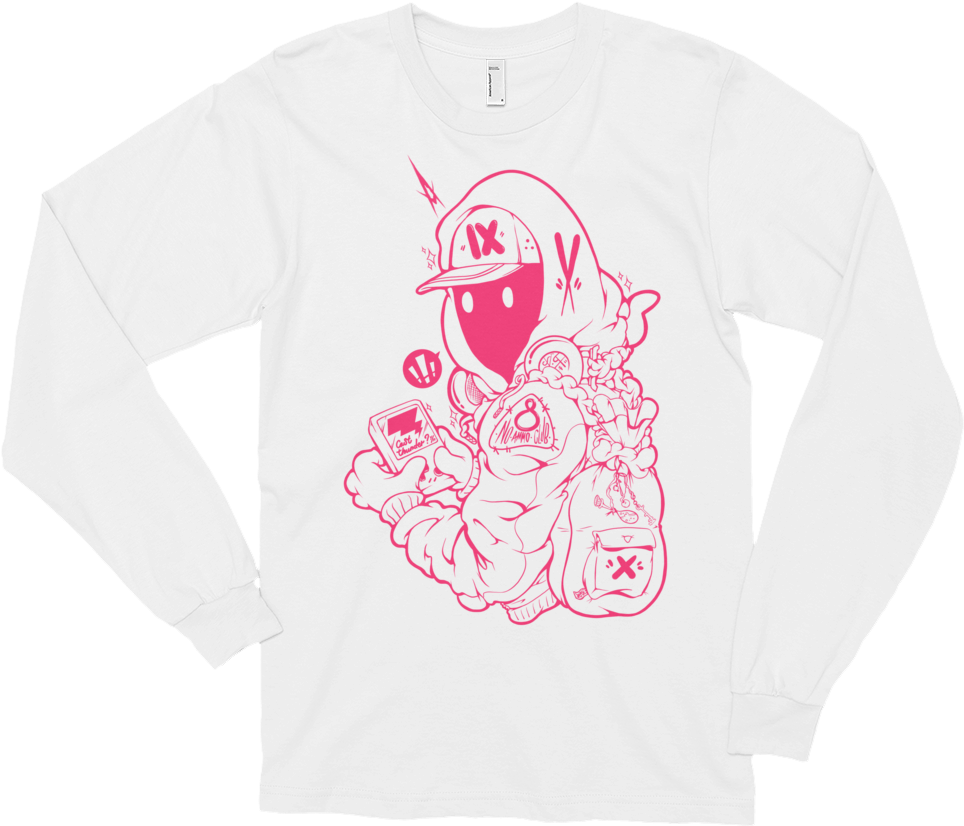 Contemporary Black Mage // Long Sleeve T-shirt - Sleeve (1000x1000), Png Download