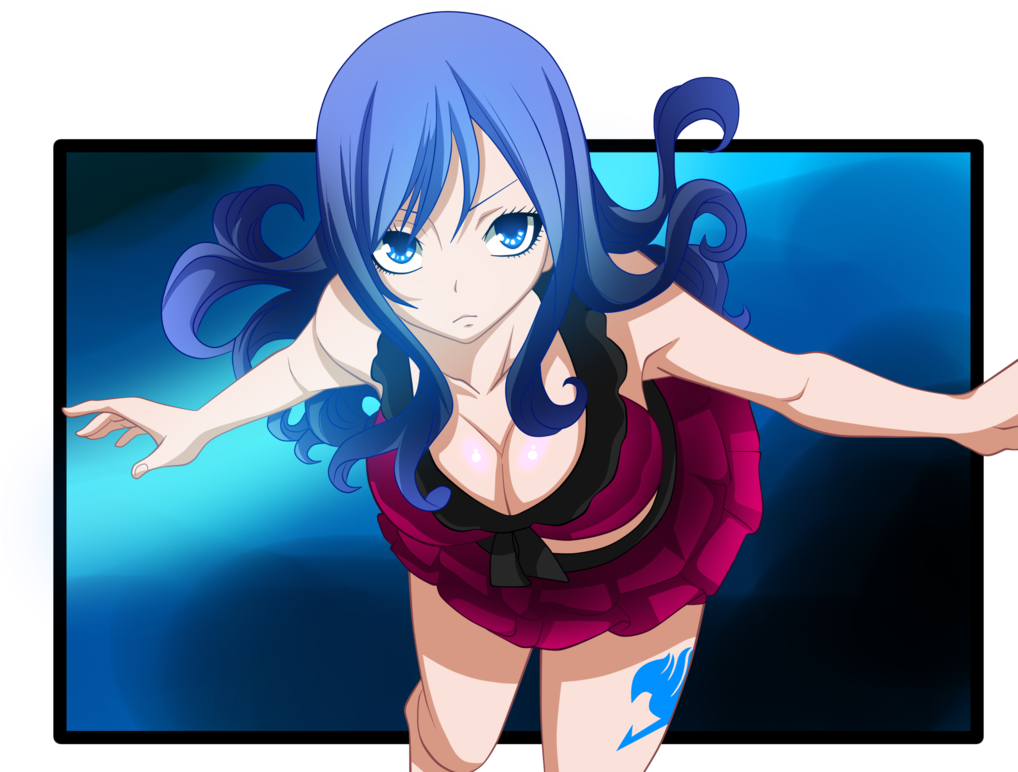 Fairy Tail Hintergrund Possibly Containing Anime Titled - Juvia Lockser (1017x786), Png Download