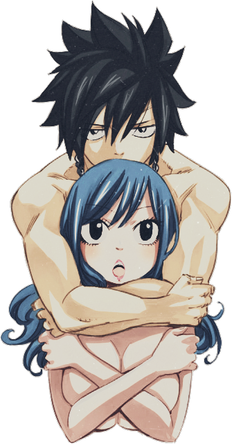 “ Gray & Juvia Art By Hiro Mashima Color By @modestrogue - Juvia Hiro Mashima Art (335x640), Png Download