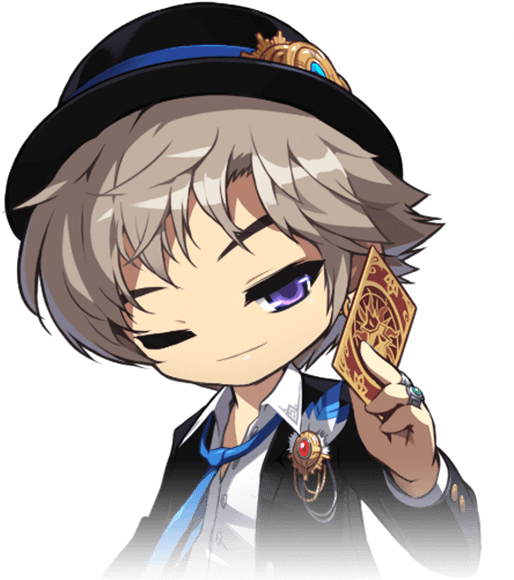 Hundreds Of Years After The Black Mage Was Sealed, - Luminous Heroes Of Maple (513x645), Png Download