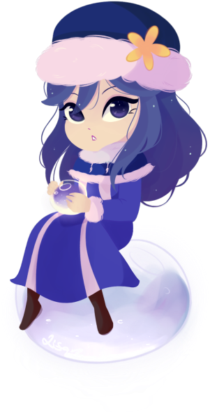 A Belated Birthday Gift For @pluviophile-s Hope You're - Juvia Chibi (500x667), Png Download