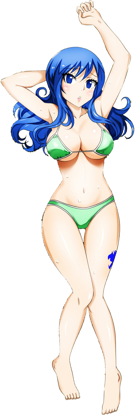 Juvia Lockser - Fairy Tail - Fairy Tail Bikini Iphone (471x1419), Png Download