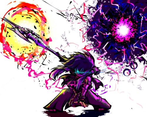 Black Mage Liberties For Black Mage Style - Graphic Design (500x400), Png Download