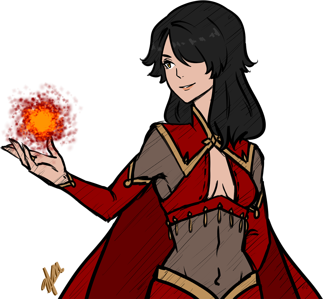 Pyrrha Nikos Fictional Character Human Hair Color Cartoon - Rwby Transparent Cinder Head (1500x1500), Png Download