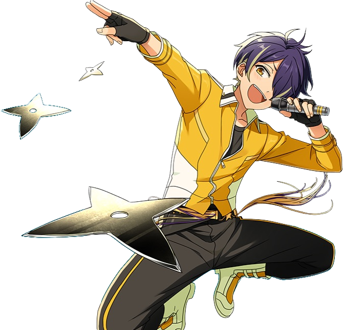 Shinobu Sengoku Ninja Explosion Bloomed Render - Ensemble Stars Shinobu Ninja (702x640), Png Download