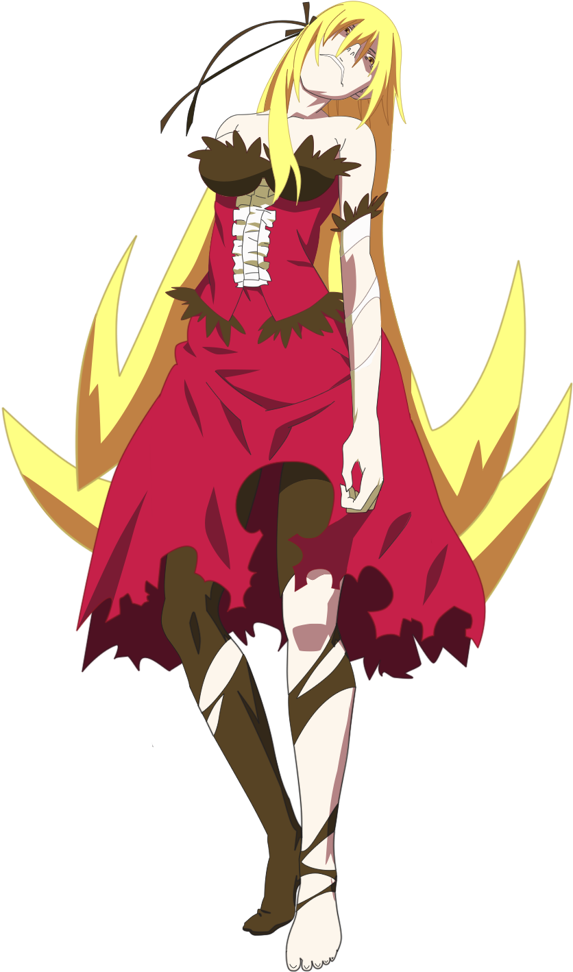 Kiss Shot Acerola Orion Heart Under Blade Vector By - Kiss Shot Monogatari Series (864x1474), Png Download