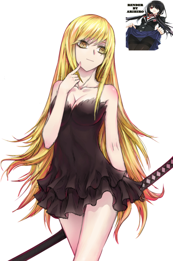 Render Oshino Shinobu By Arihirokushinada - Shinobu Oshino Manga (741x1078), Png Download