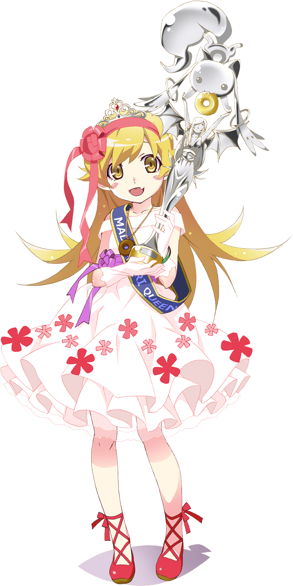 Shinobushinobu Is The Queen - Puella Magi Madoka Magica (1015x2474), Png Download