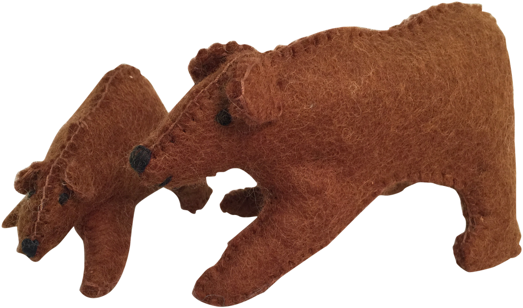 Bear & Cubs - Bear (1280x763), Png Download