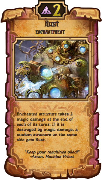 Rust - (foils) Abrupt Decay - Modern Masters 2017 - Magic (350x600), Png Download