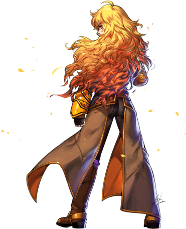 File - Rwby4-yang - Rwby Volume 4 Yang (395x480), Png Download