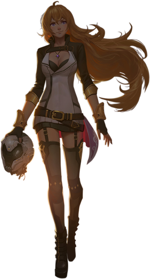 Yang Xiao Long Rwby Render By Dgamer28 On Deviantart - Yang Xiao Long Render (753x1062), Png Download