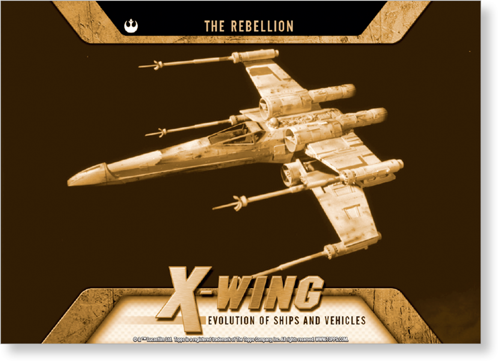 2016 Star Wars Evolution X-wing Fighter Evolution Of - Star Wars X Wing (2000x2000), Png Download