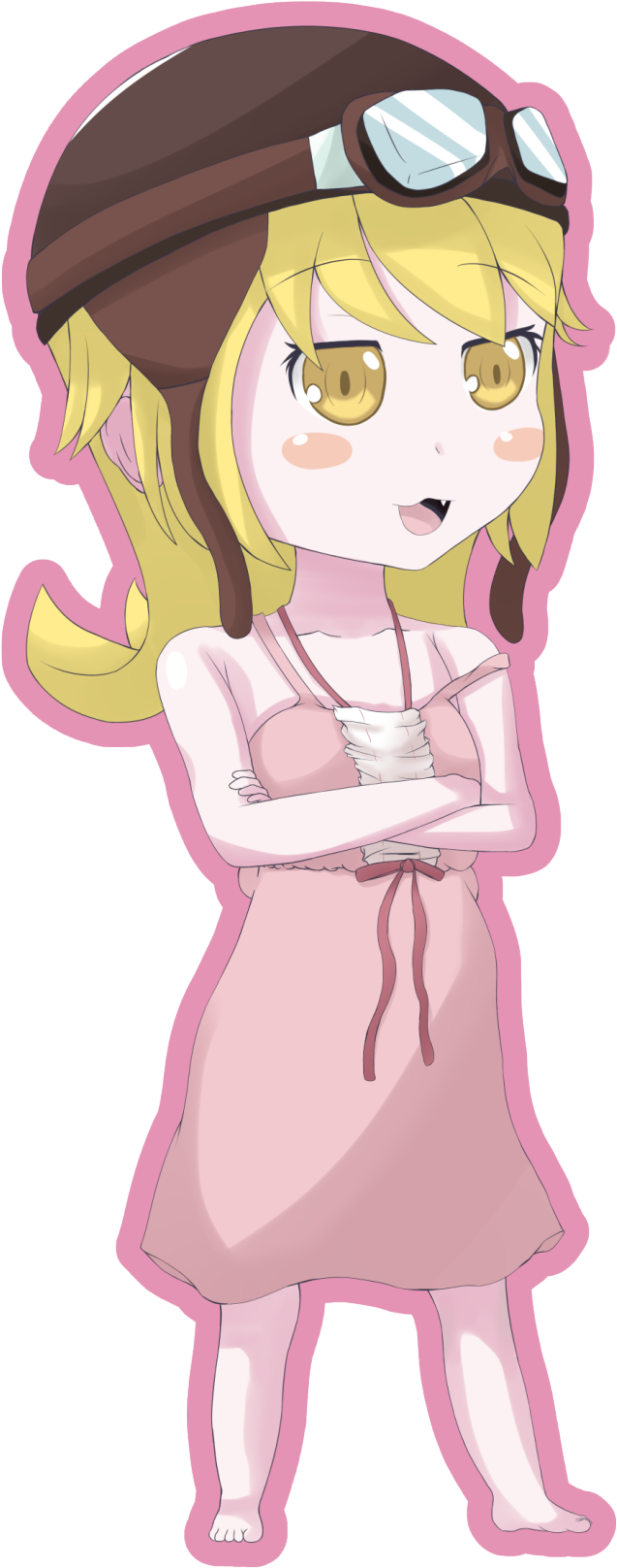 Some Chibi Fan Art Of Best Girl Shinobu From The Monogatari - Art (1280x1800), Png Download