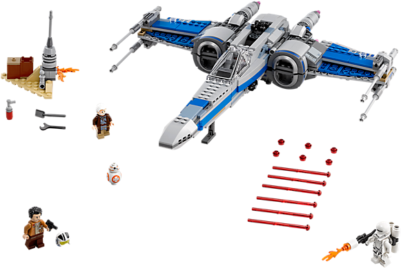 Resistance X-wing Fighter™ - Star Wars Lego 75149 (600x450), Png Download