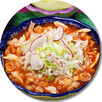 Pozole - Ingredientes - Pozole Tamales Y Champurrado (356x356), Png Download