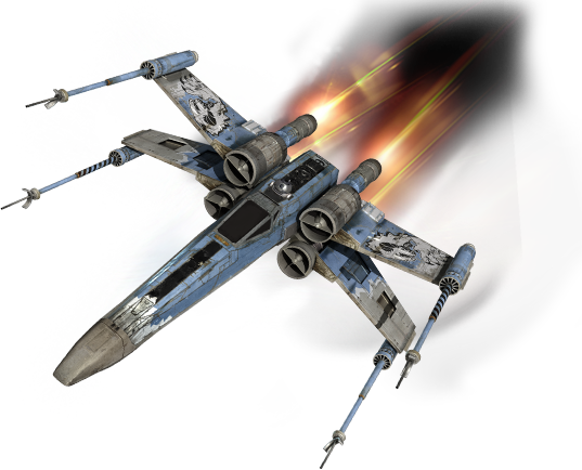 Star Wars Ship Png (537x434), Png Download