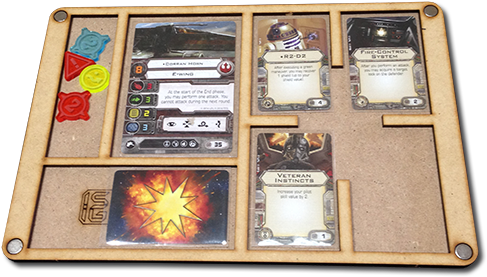 Xw Ship Card Tray - Star Wars The Force Awakens Core Set (500x350), Png Download