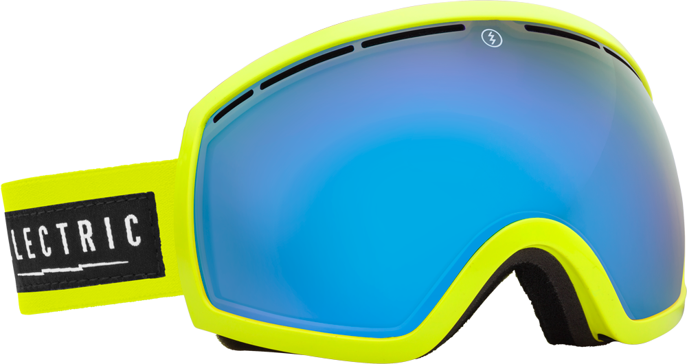 Electric Eg2 Goggle - 2015 Electric Eg2 Goggles Gloss White/bronze/silver (1000x530), Png Download