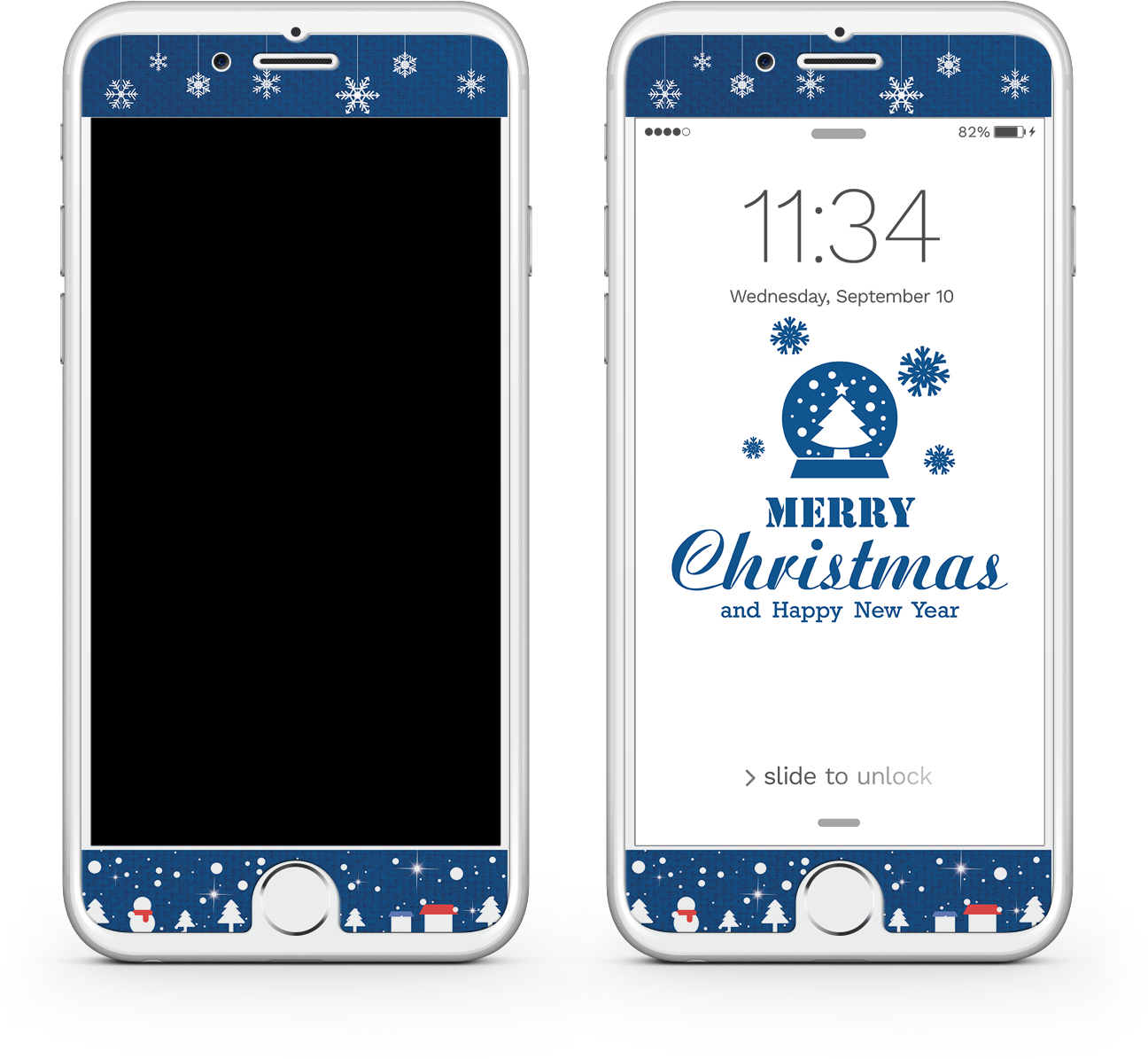 Iphone 7 Vivid Glass Screen Protector - Christmas Bookings Pvc Banner - Gold (1500x1500), Png Download