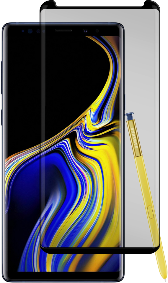 Samsung Galaxy Note 9 Tempered Glass Screen Protector - Galaxy Note 9 (800x1035), Png Download