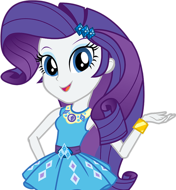 Rarity Cropped - My Little Pony Equestria Girls Rarity (651x689), Png Download