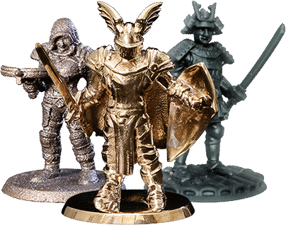 Hero Forge - Hero Forge Steel Miniature (404x318), Png Download