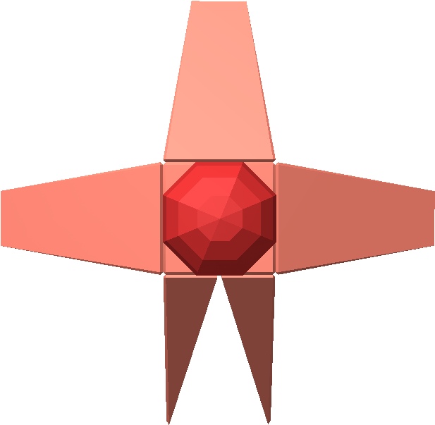 A Staryu From Pokemon - Illustration (768x768), Png Download