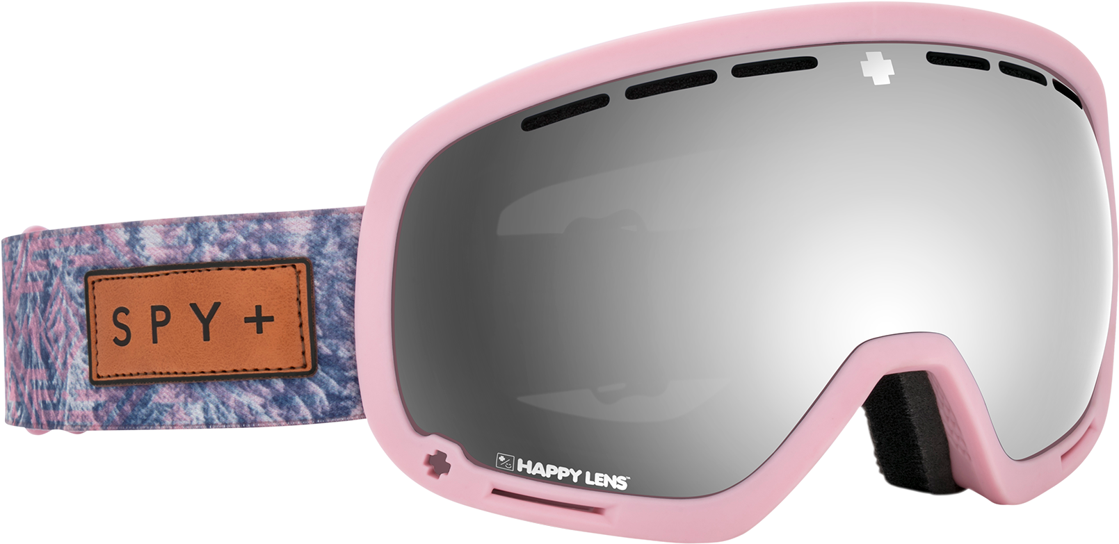 Marshall Native Nature Pink-happy Gray Green W/silver - Spy Marshall Snow Goggles (2000x1200), Png Download
